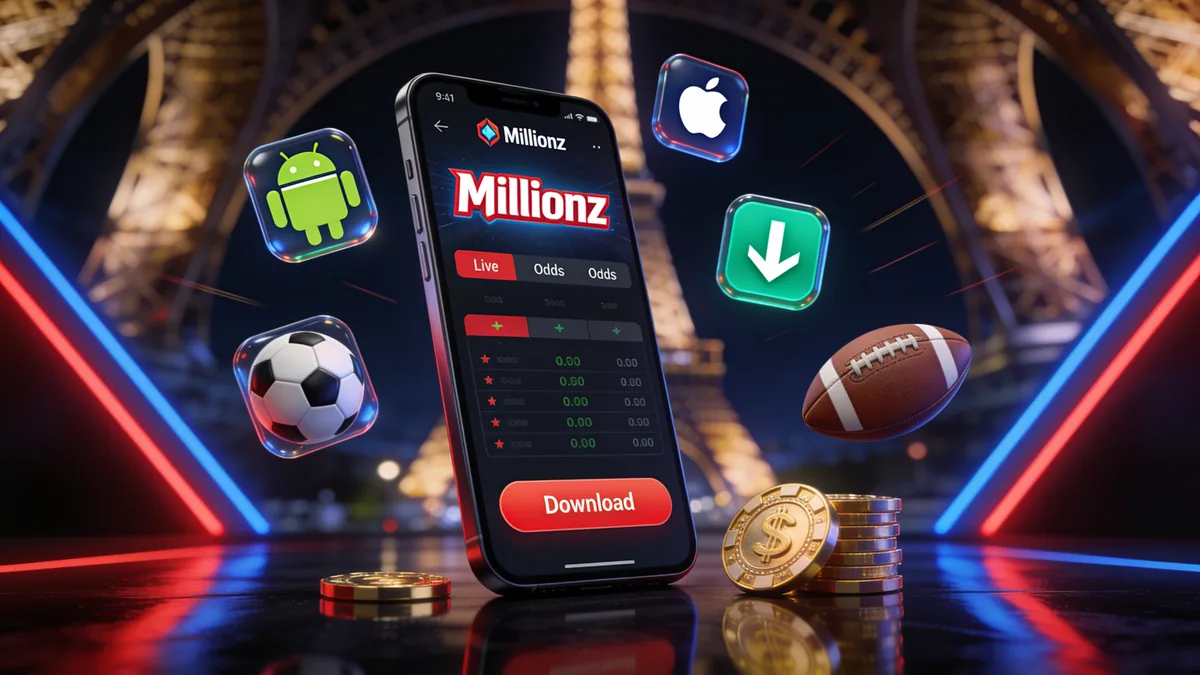 Application mobile Millionz Casino pour les joueurs en France