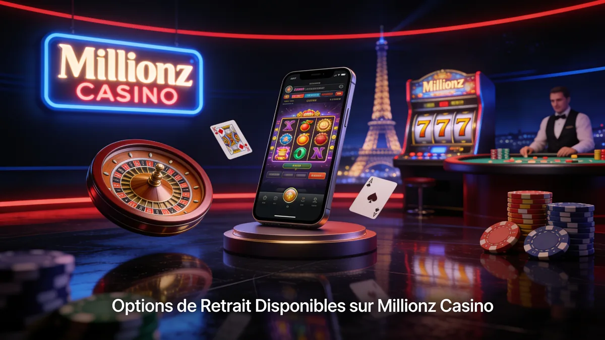 Options de Retrait Disponibles sur Millionz Casino : guide millionz casino pour les joueurs en France