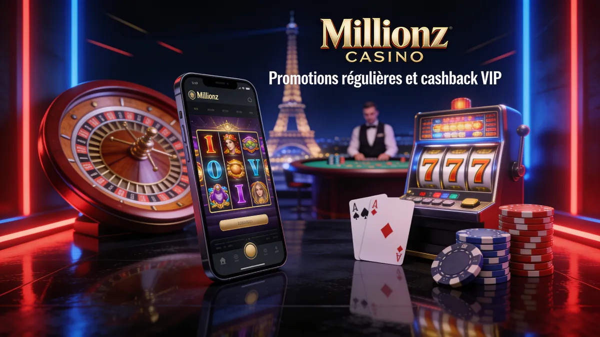 Promotions régulières et cashback VIP — millionz casino en France